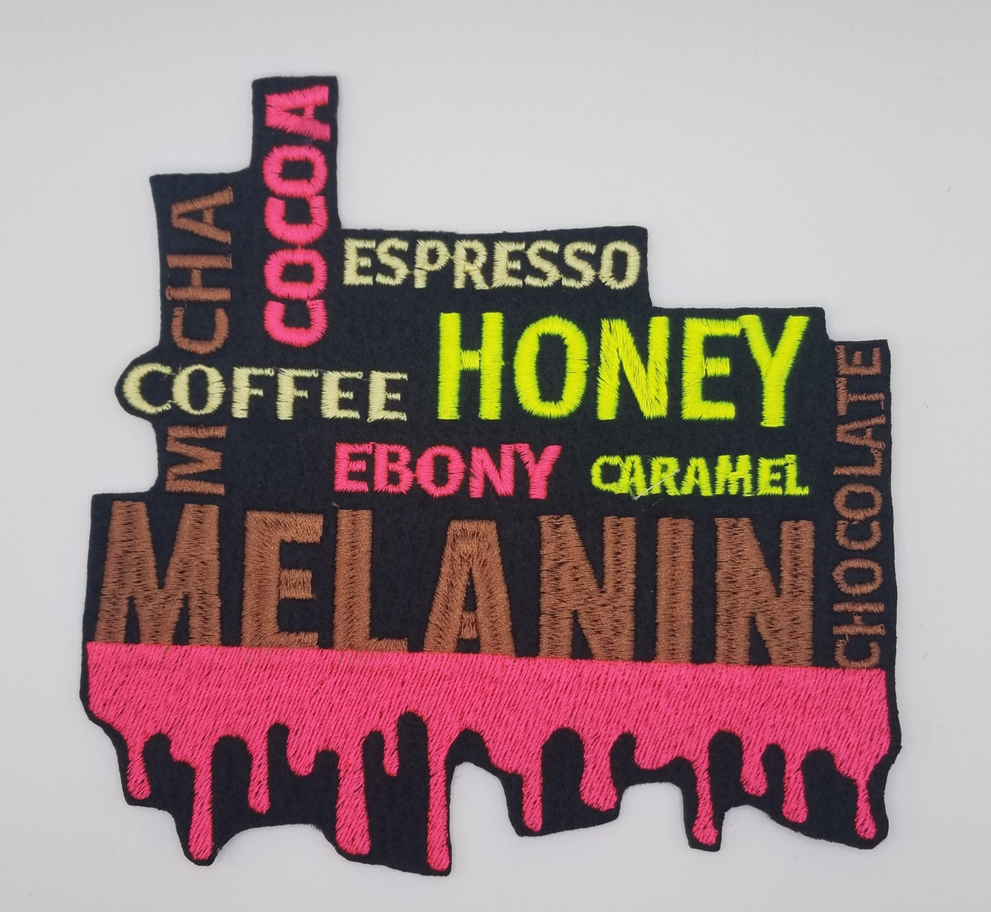 Melanin 6 piece Bundle Embroidery Patch Set. Sew On Melanin Patch, Nails, Queen, Woman in Cap, Scrunchie Key Fob 37.00. *FREE SHIPPING*