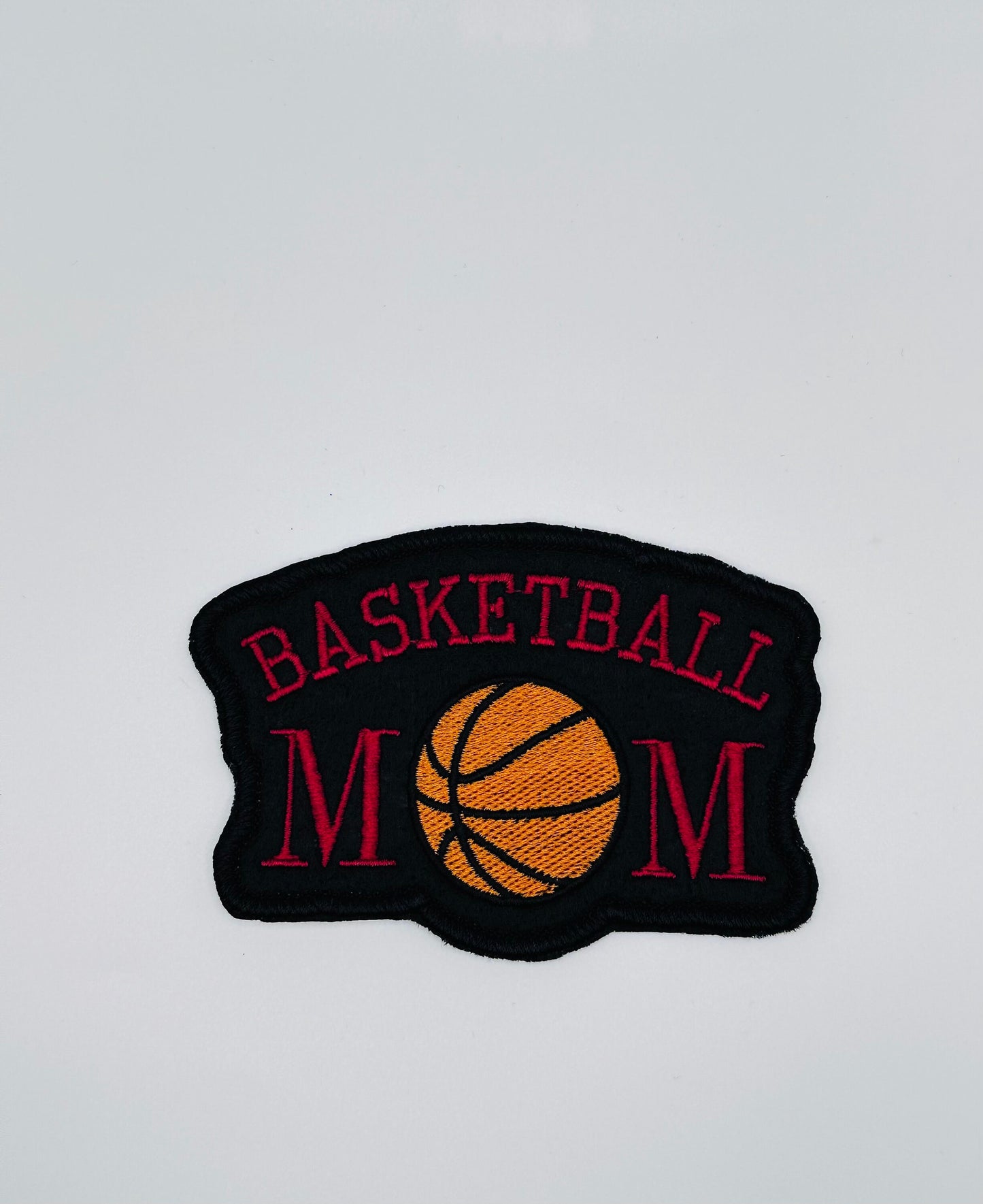 Basketball Mom Embroidery Patch: Sew-On Sports Patch