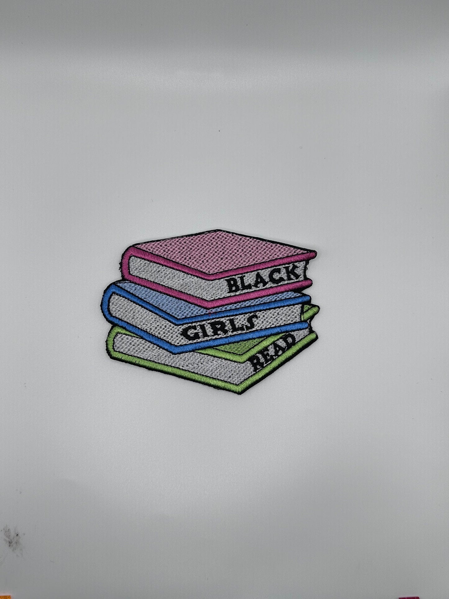 Black Girls Read Embroidery Sew On Patch, with adhesive backing. Jeans or Jacket. Backpack patch. 7.22