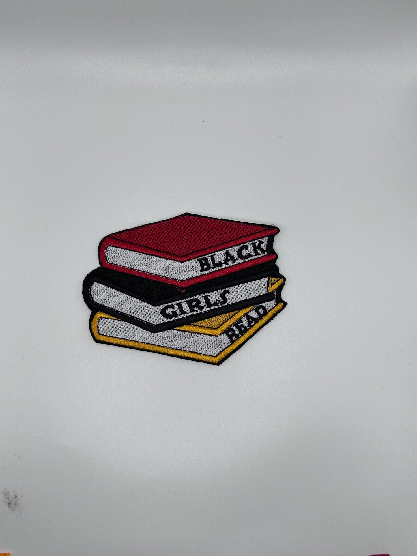 Black Girls Read Embroidery Sew On Patch, with adhesive backing. Jeans or Jacket. Backpack patch. 7.22