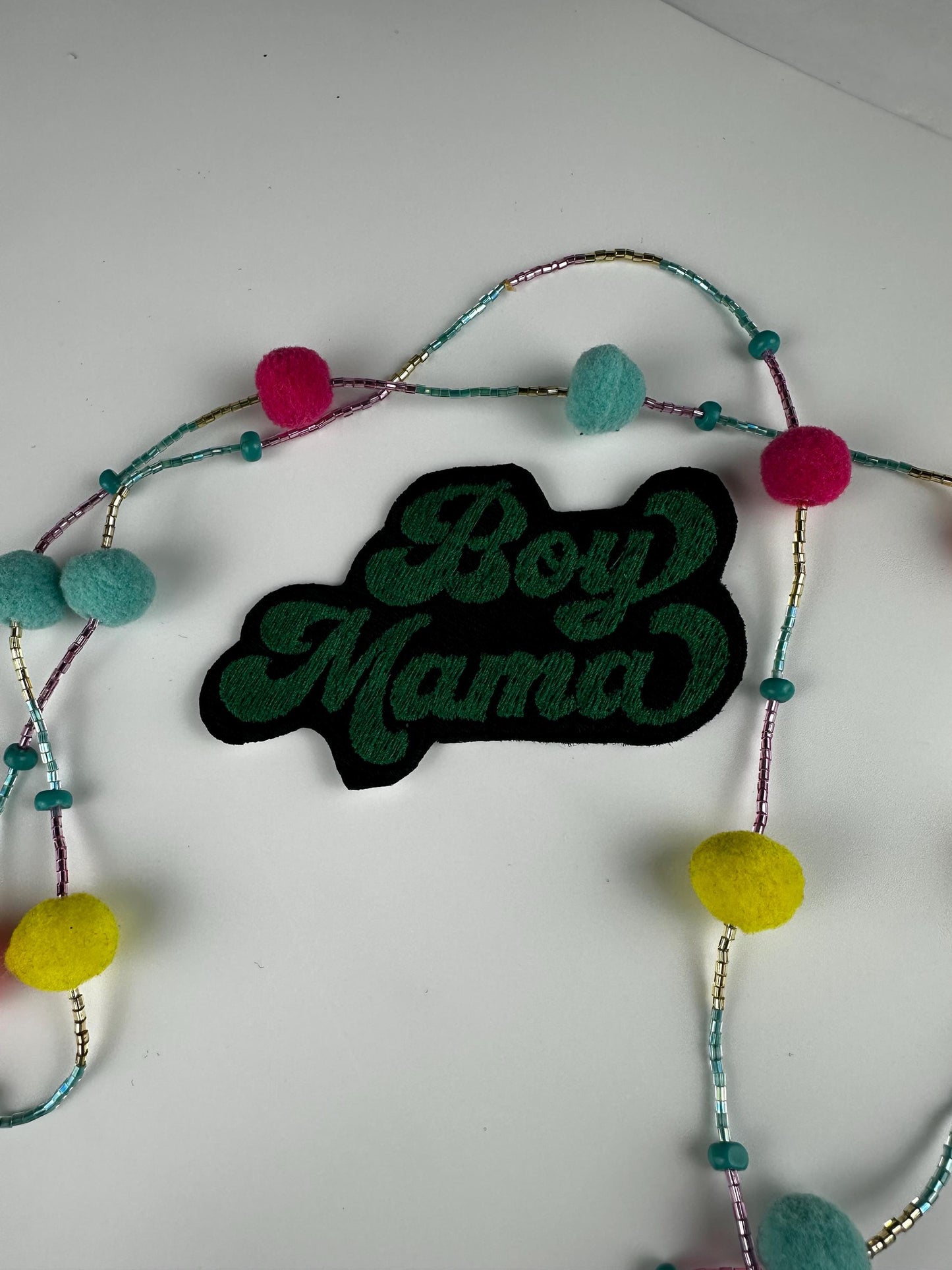 Boy Mama Iron Embroidery patch. Mom patch, Mama boy, Backpack and Tote bag Ready Perfect Size 6.98