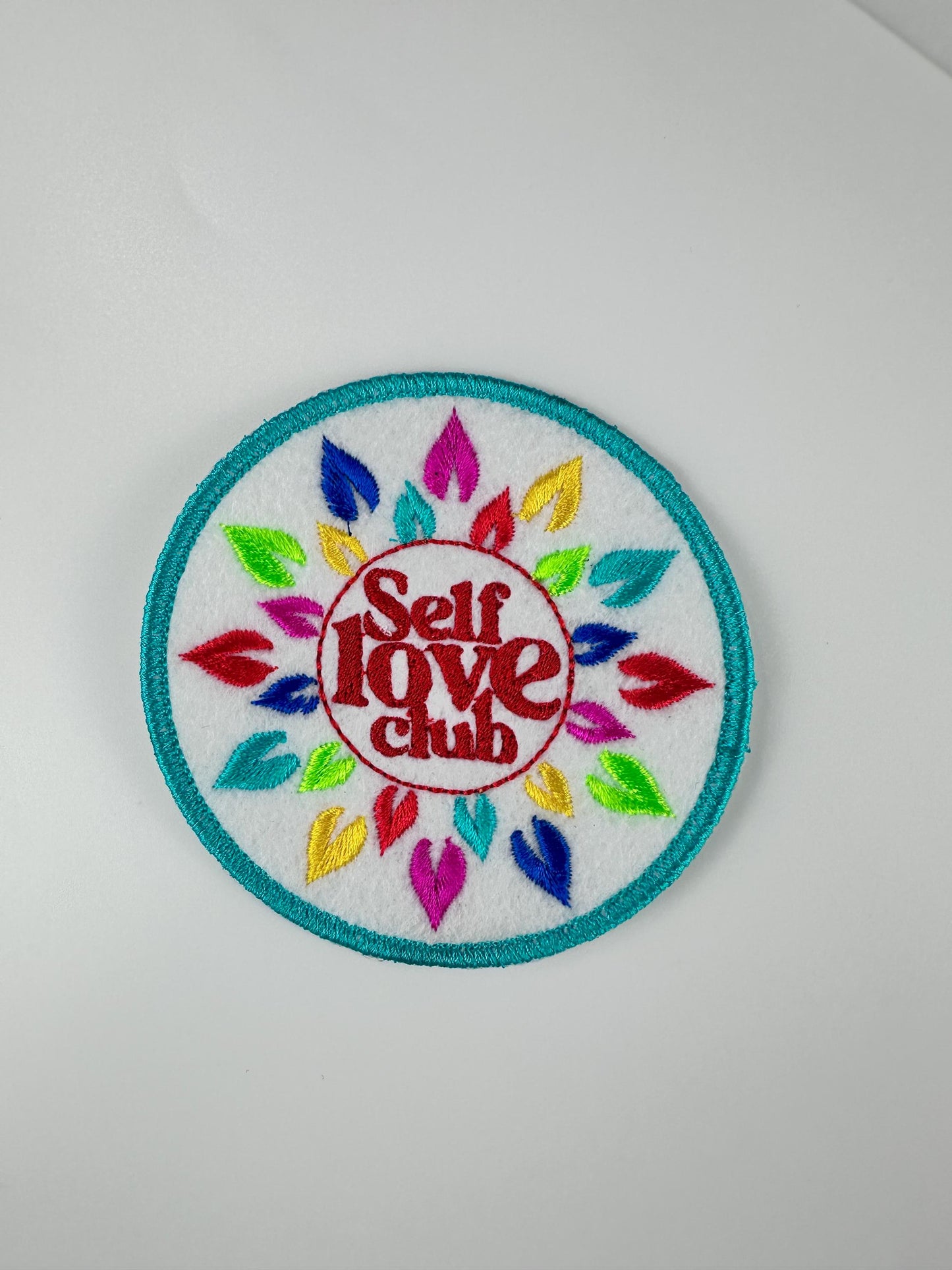 Self-Love & Self Empowerment Embroidery Patch, Inspirational Mental Health Awareness Sew-On Patch with Positive Message