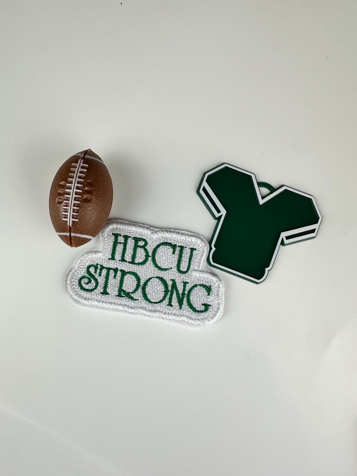 HBCU Embroidery Patch, Black College Pride Patch, Sew On with Iron-On Adhesive for Placement (football, jersey are props not included)