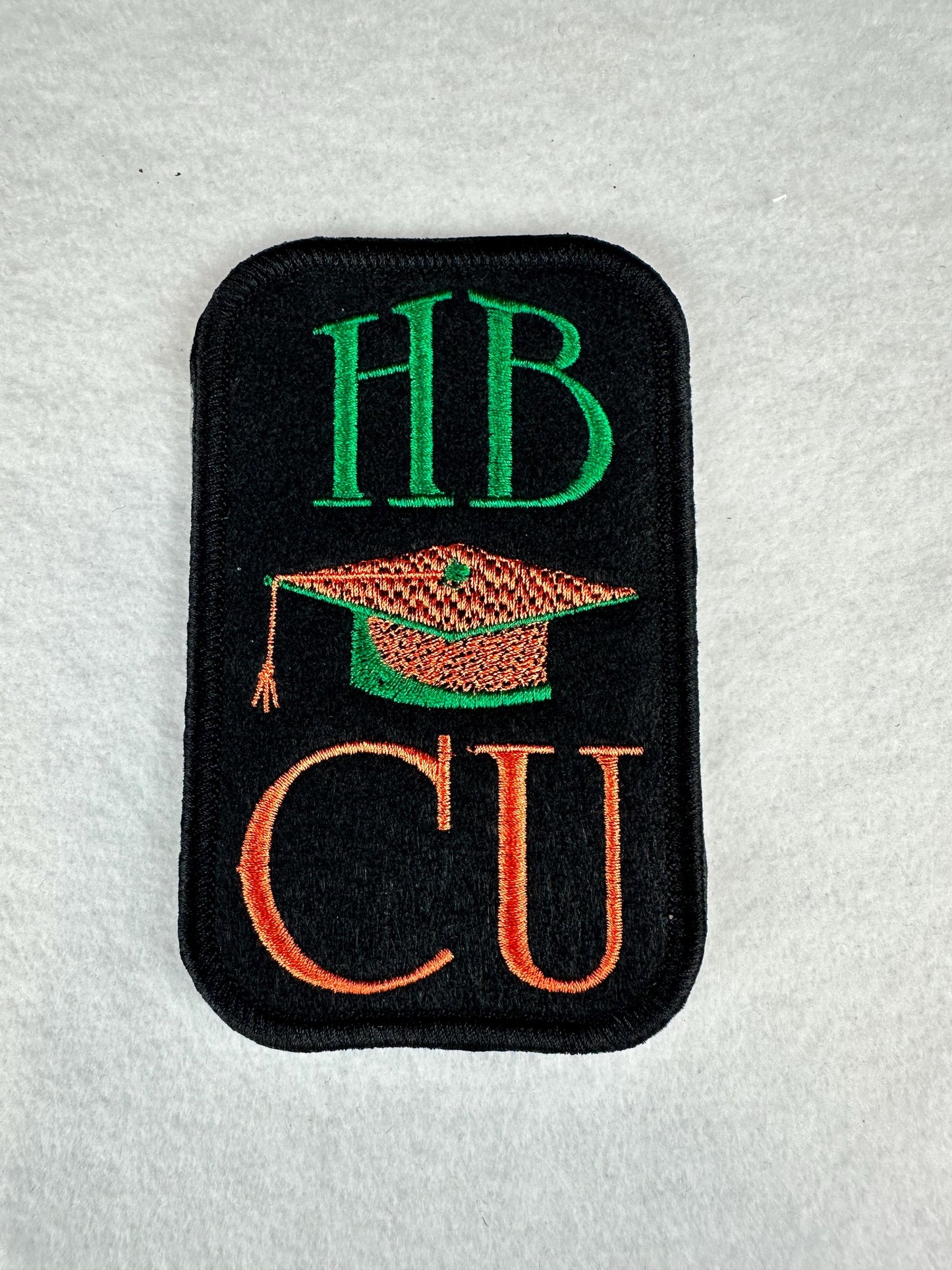 HBCU Cap Embroidery Patch | Black College Education | Graduation