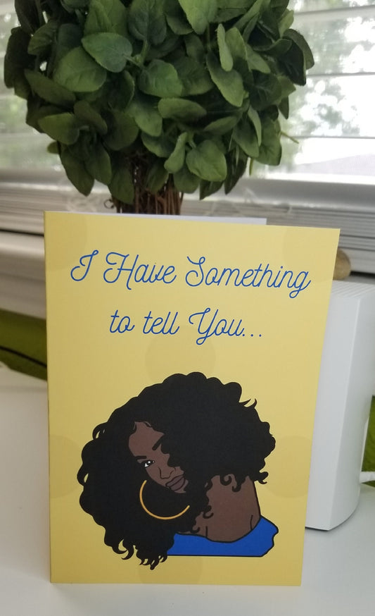African American Greeting Card, Black Greeting Card for Birthday, Woman Birthday Card, Black Woman Cards, Handmade Cards   5.00