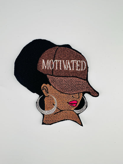 Afro Woman POSITIVE AFFIRMATION Embroidery Patches. Handmade Sew On Embroidery, Motivated, Melanin, Saved. Price is for 1 Patch. 9.97 Each