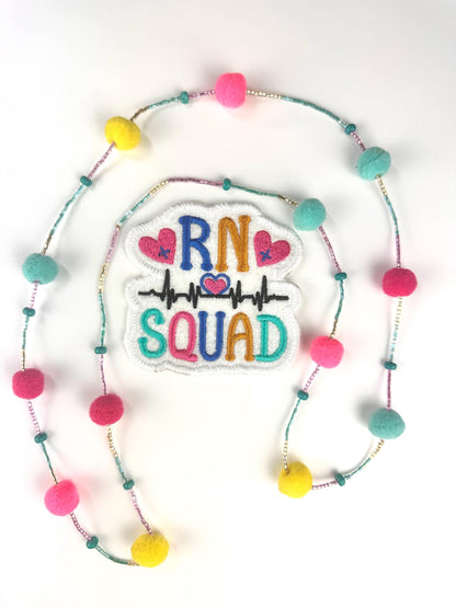 Nurse Life Embroidery Patches. Sew on with Iron on adhesive for placement. RN patch, nurse patch, hospital patches. 8.98