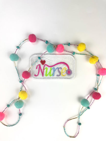 Nurse Life Embroidery Patches. Sew on with Iron on adhesive for placement. RN patch, nurse patch, hospital patches. 8.98