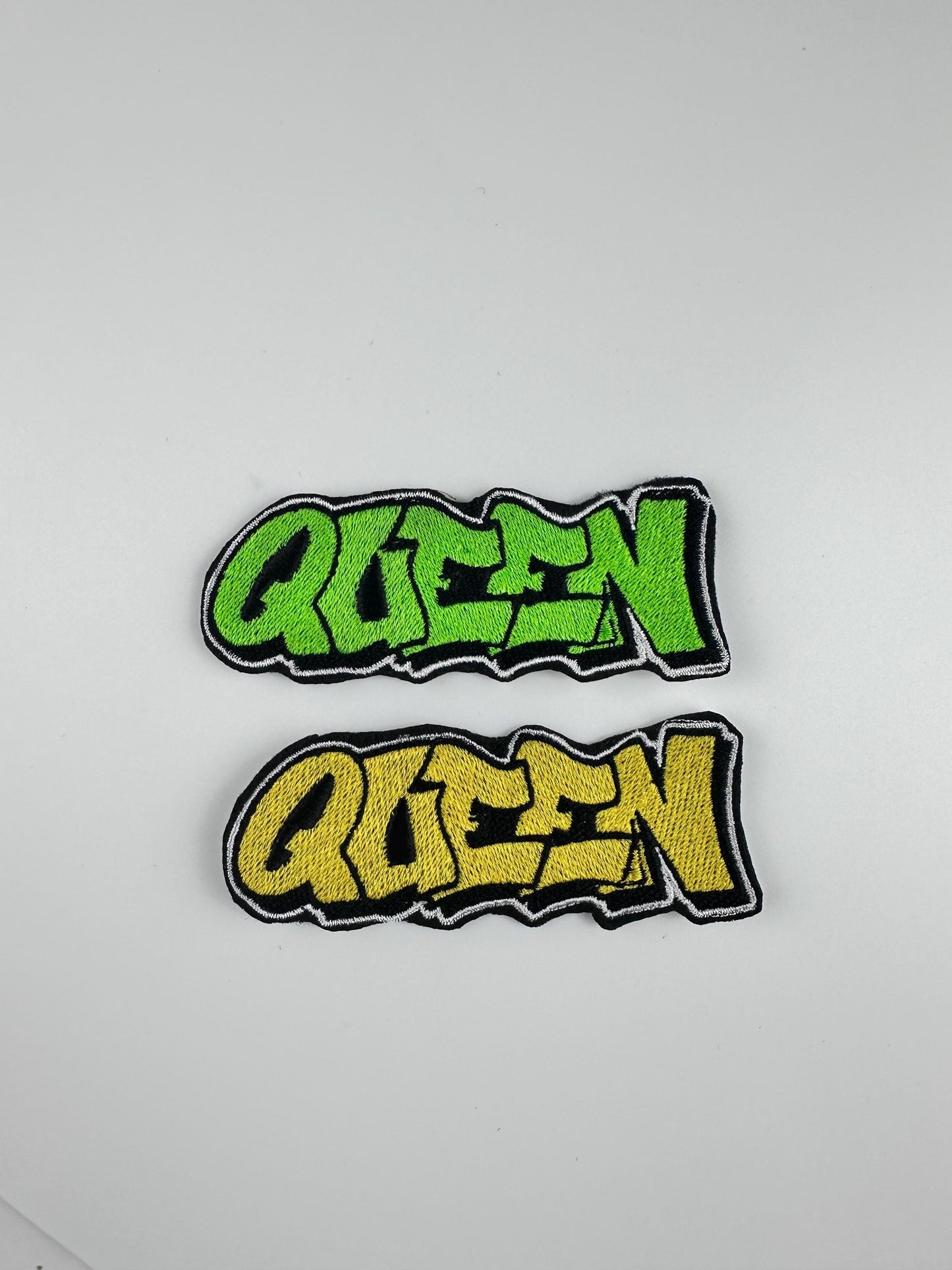 Queen Sew On Embroidery Patch for Jeans Jacket or Croc shoe Designs, Embroidered Patch, Black Queen Patch 5.00