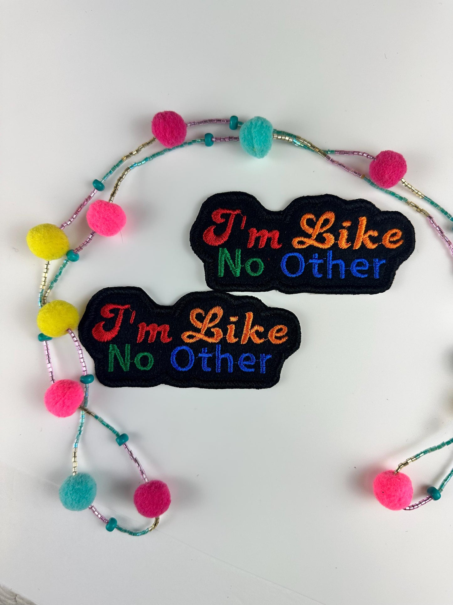 I'm Like No Other Embroidery Patch, Self Love & Self Pride Patch, Sew On Patch with Iron-On Adhesive for Placement