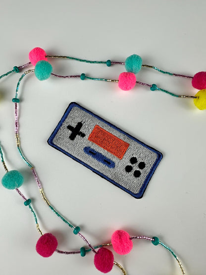 Vintage Game Boy Embroidery Patch-Retro Handheld gamer patch-Classic style patch  6.65
