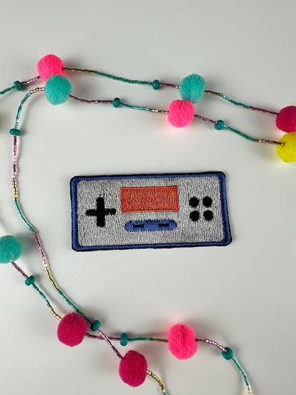 Vintage Game Boy Embroidery Patch-Retro Handheld gamer patch-Classic style patch  6.65