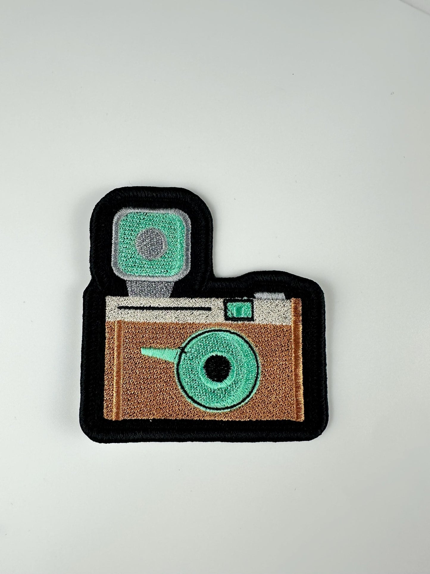 Retro Camera with Flash Embroidery Patch – Vintage Photography  8.80