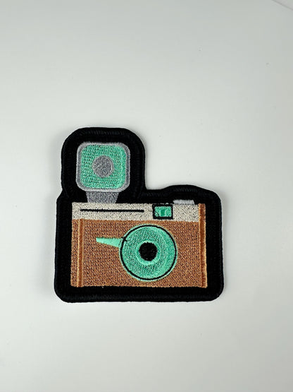 Retro Camera with Flash Embroidery Patch – Vintage Photography  8.80