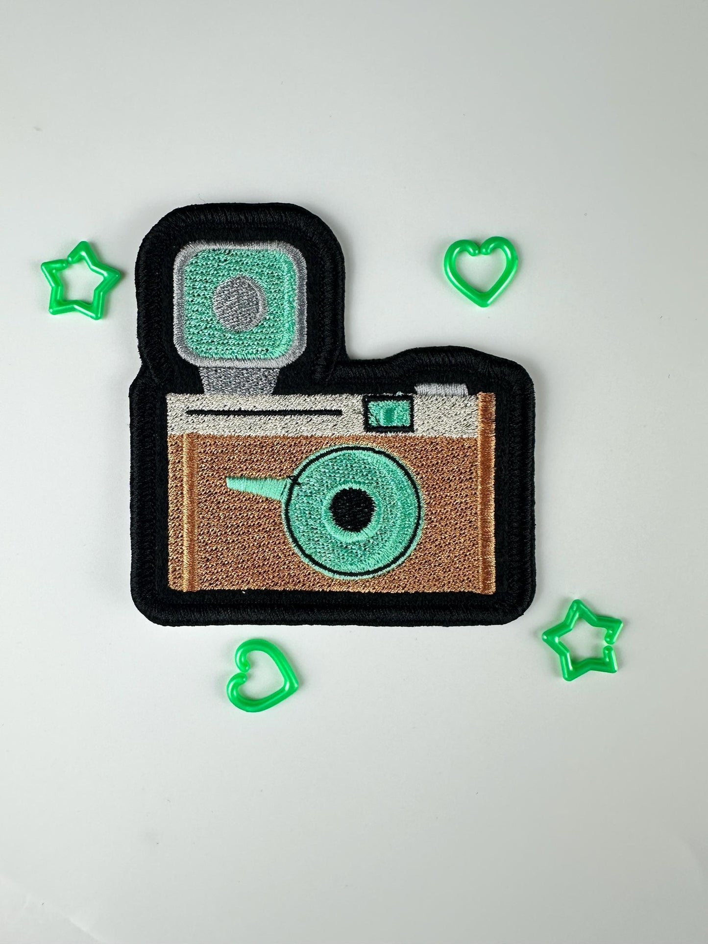 Retro Camera with Flash Embroidery Patch – Vintage Photography  8.80