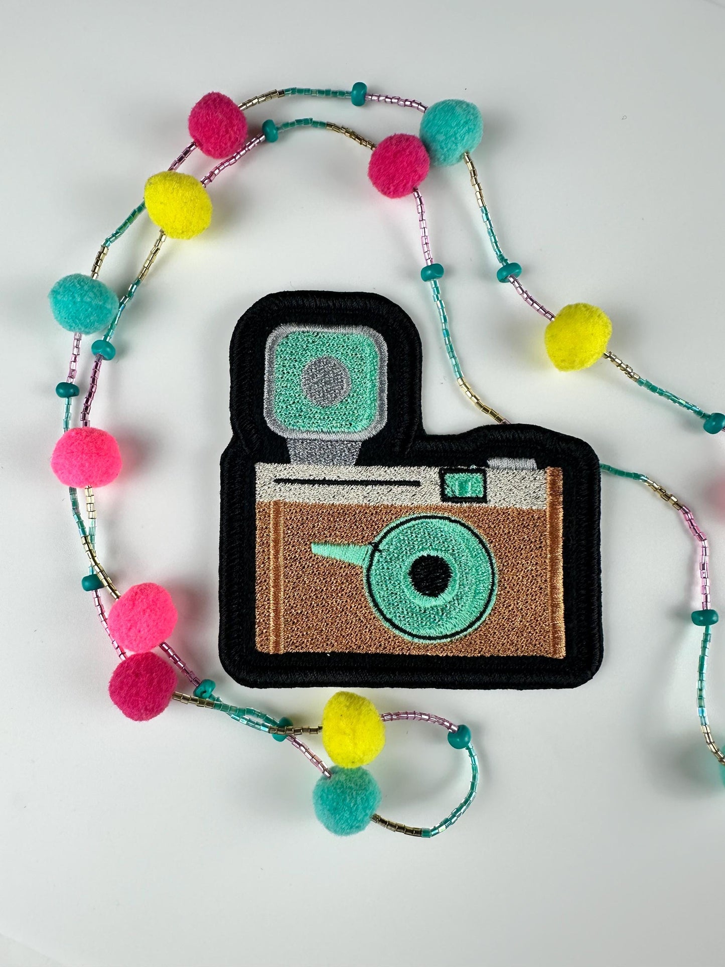 Retro Camera with Flash Embroidery Patch – Vintage Photography  8.80