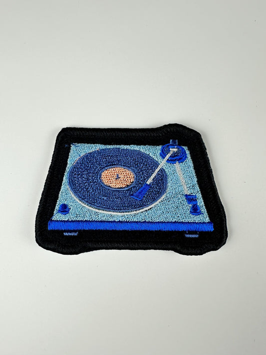 Retro Record Player Embroidery Patch – Vintage Turntable Music Sew On 6.00