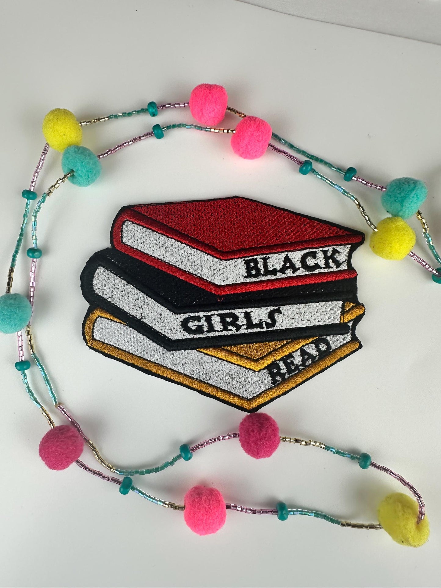 Black Girls Read Embroidery Patch:  4 1/4" Patch...Book Lover Patch