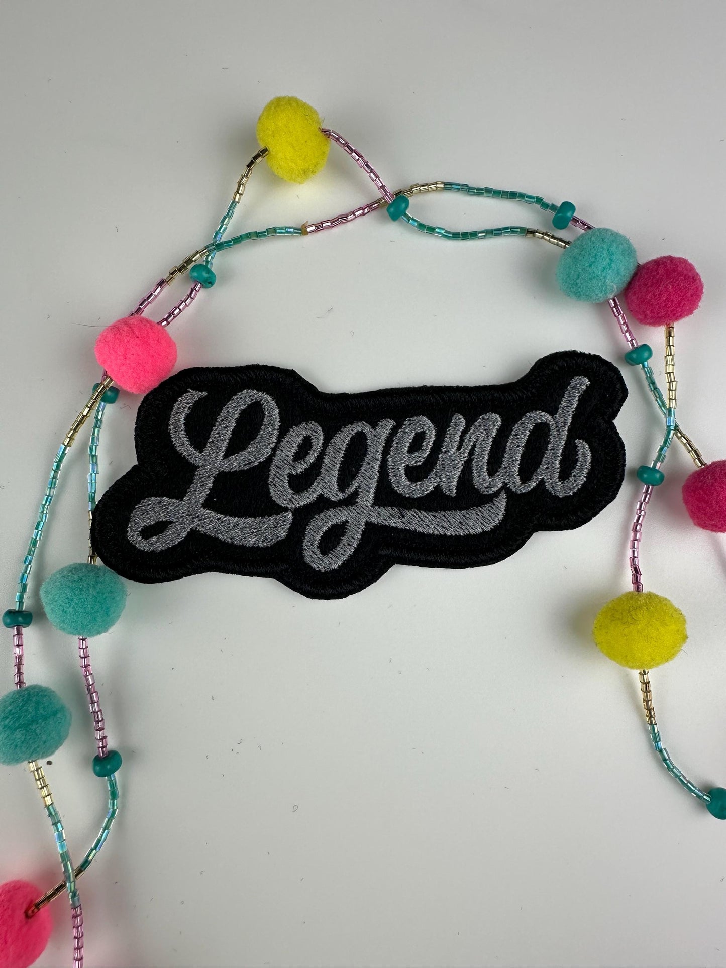 LEGEND Embroidery Patch, Iconic Vintage Ancestor Sew-On Patch for Jackets, Tote Bags & Backpacks