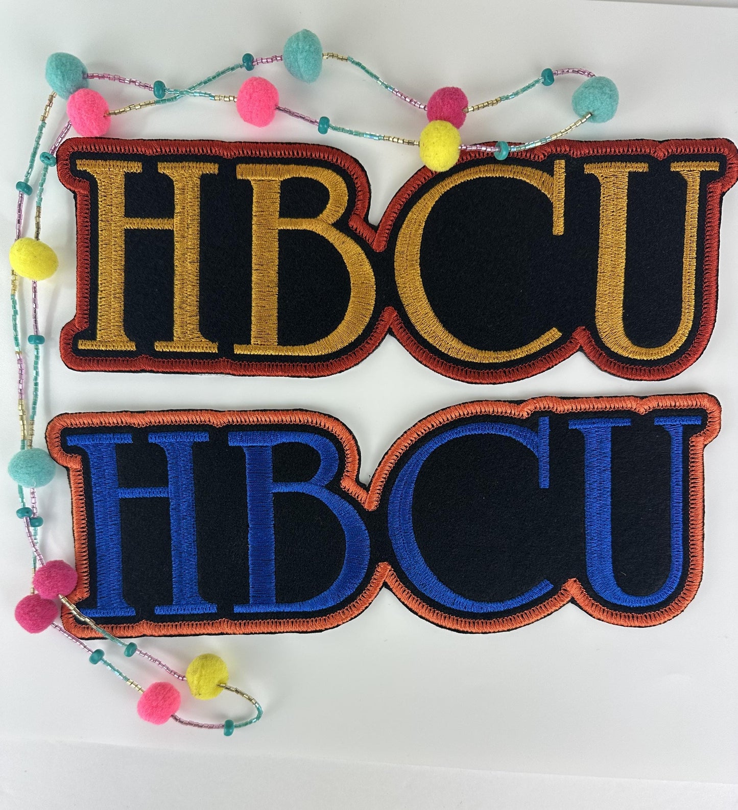 HBCU Strong Embroidery Patch: 9" Embroidery patch |  Black College Pride | Black Excellence