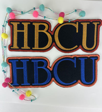 HBCU Strong Embroidery Patch: 9" Embroidery patch |  Black College Pride | Black Excellence