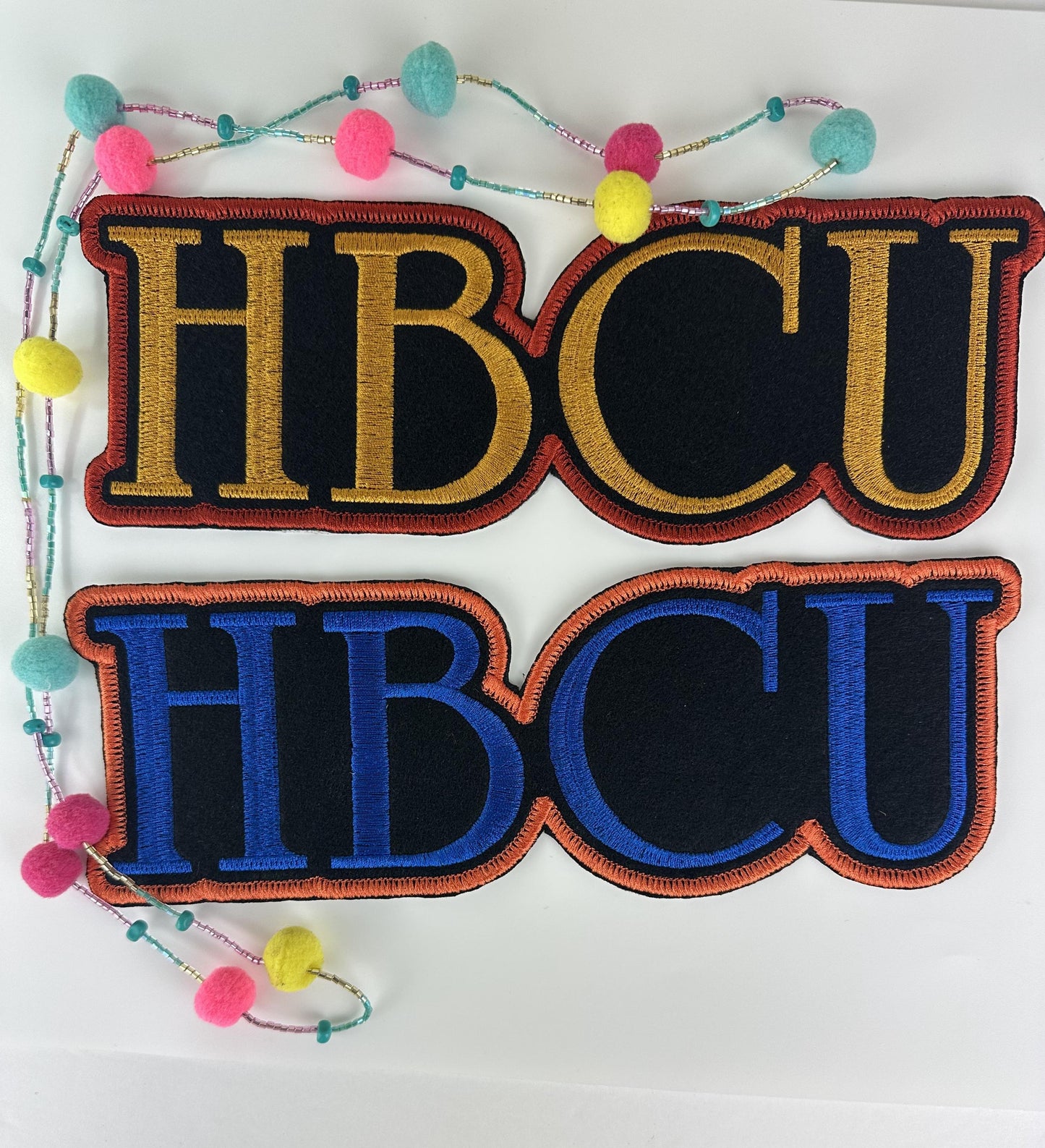 HBCU Strong Embroidery Patch: 9" Embroidery patch |  Black College Pride | Black Excellence