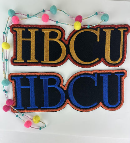 HBCU Strong Embroidery Patch: 9" Embroidery patch |  Black College Pride | Black Excellence