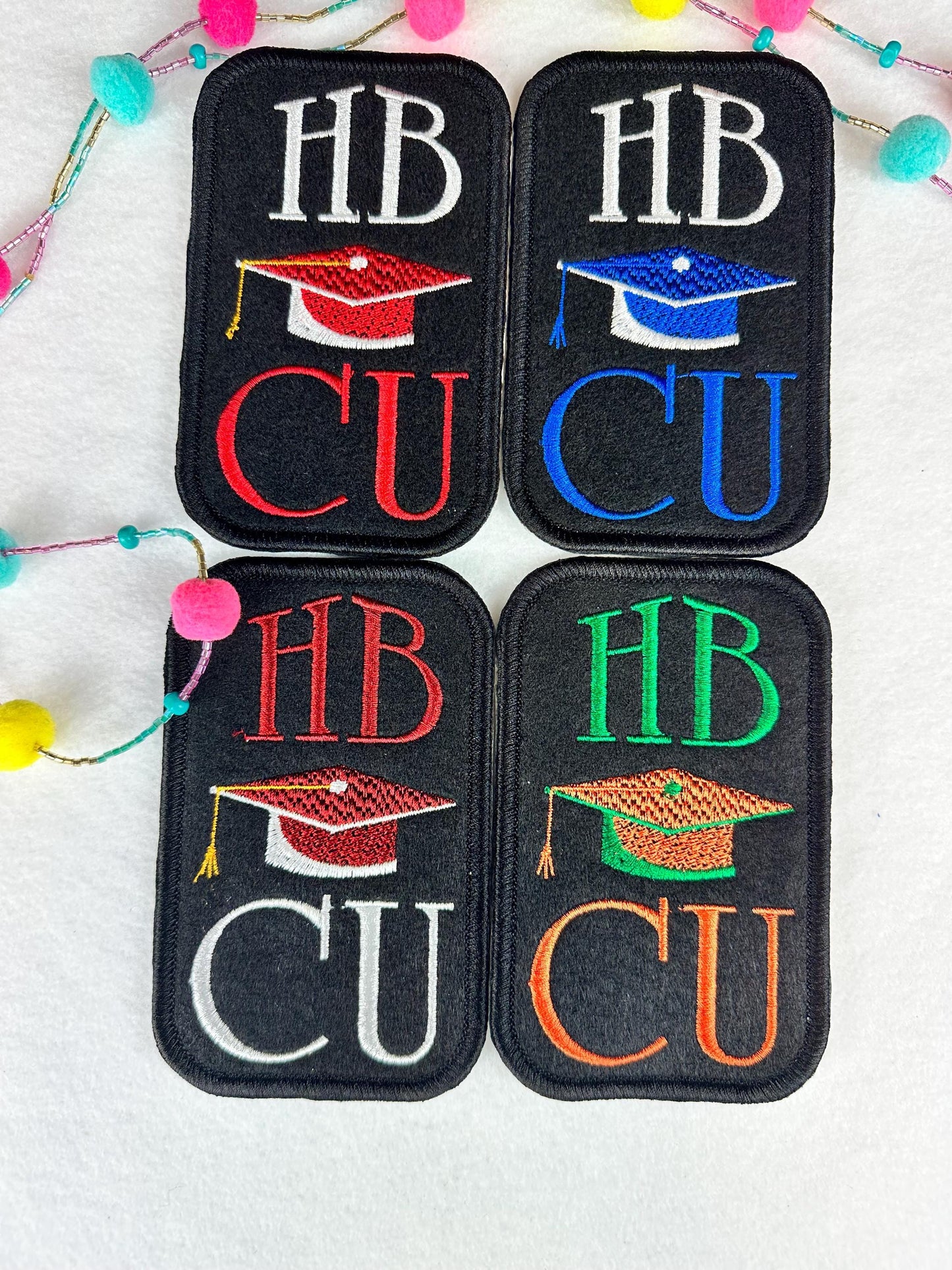 HBCU Cap Embroidery Patch |  Black College Education | Graduation