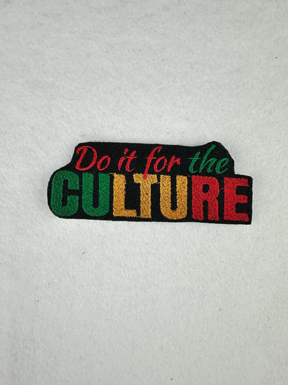 Juneteenth Embroidery Patch Bundle | Black History Patch Set | Afrocentric Patches | Do It For The Culture | Black Pride | 5 Piece Bundle