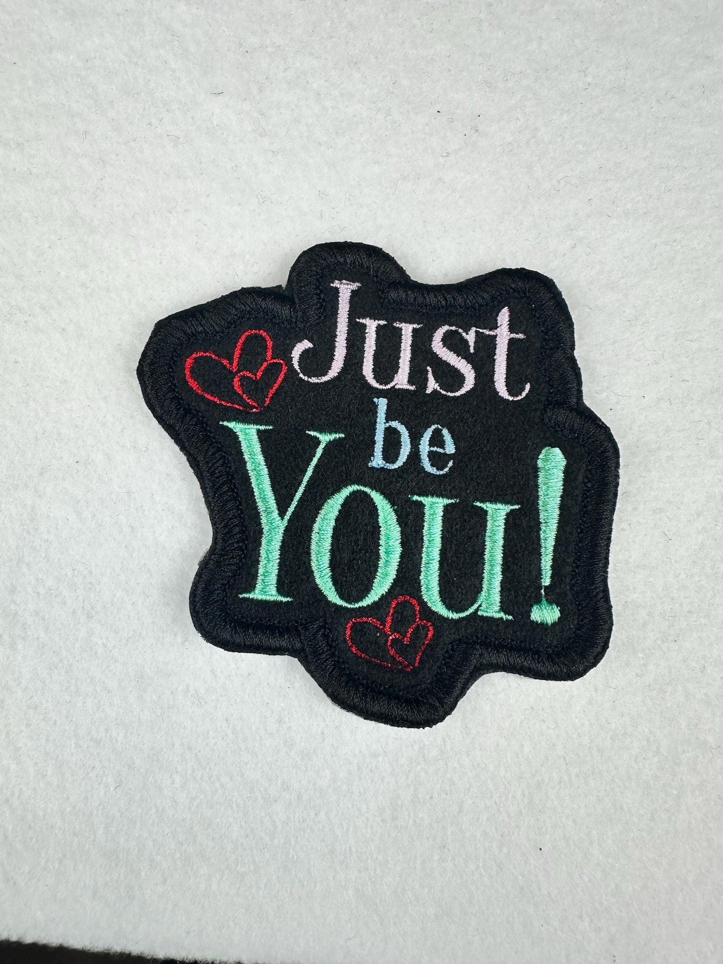 Self-Love Embroidery Patch Bundle – Set of 4 Positive Affirmation Patches, Self Empowerment & Mental Health Awareness Sew-On Patch Set