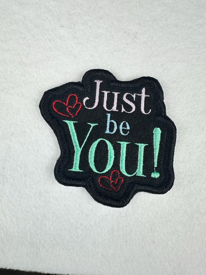 Self-Love Embroidery Patch Bundle – Set of 4 Positive Affirmation Patches, Self Empowerment & Mental Health Awareness Sew-On Patch Set