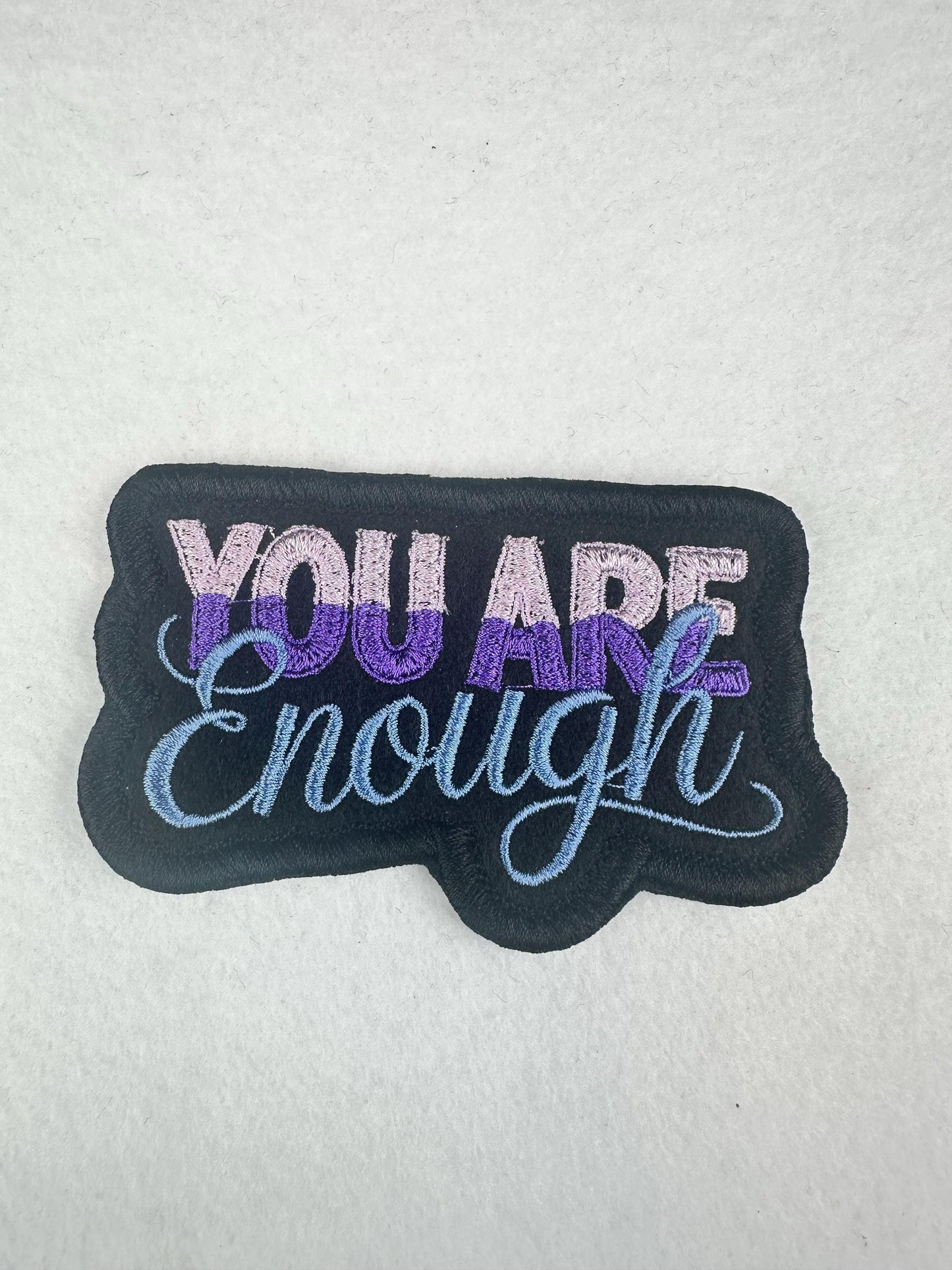 Self-Love Embroidery Patch Bundle – Set of 4 Positive Affirmation Patches, Self Empowerment & Mental Health Awareness Sew-On Patch Set