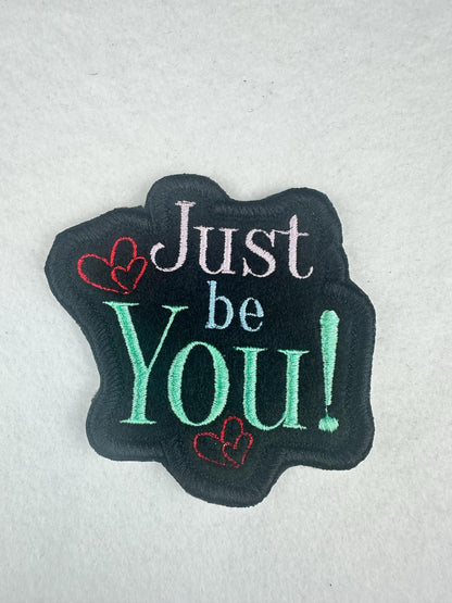 Self-Love Embroidery Patch Bundle – Set of 4 Positive Affirmation Patches, Self Empowerment & Mental Health Awareness Sew-On Patch Set