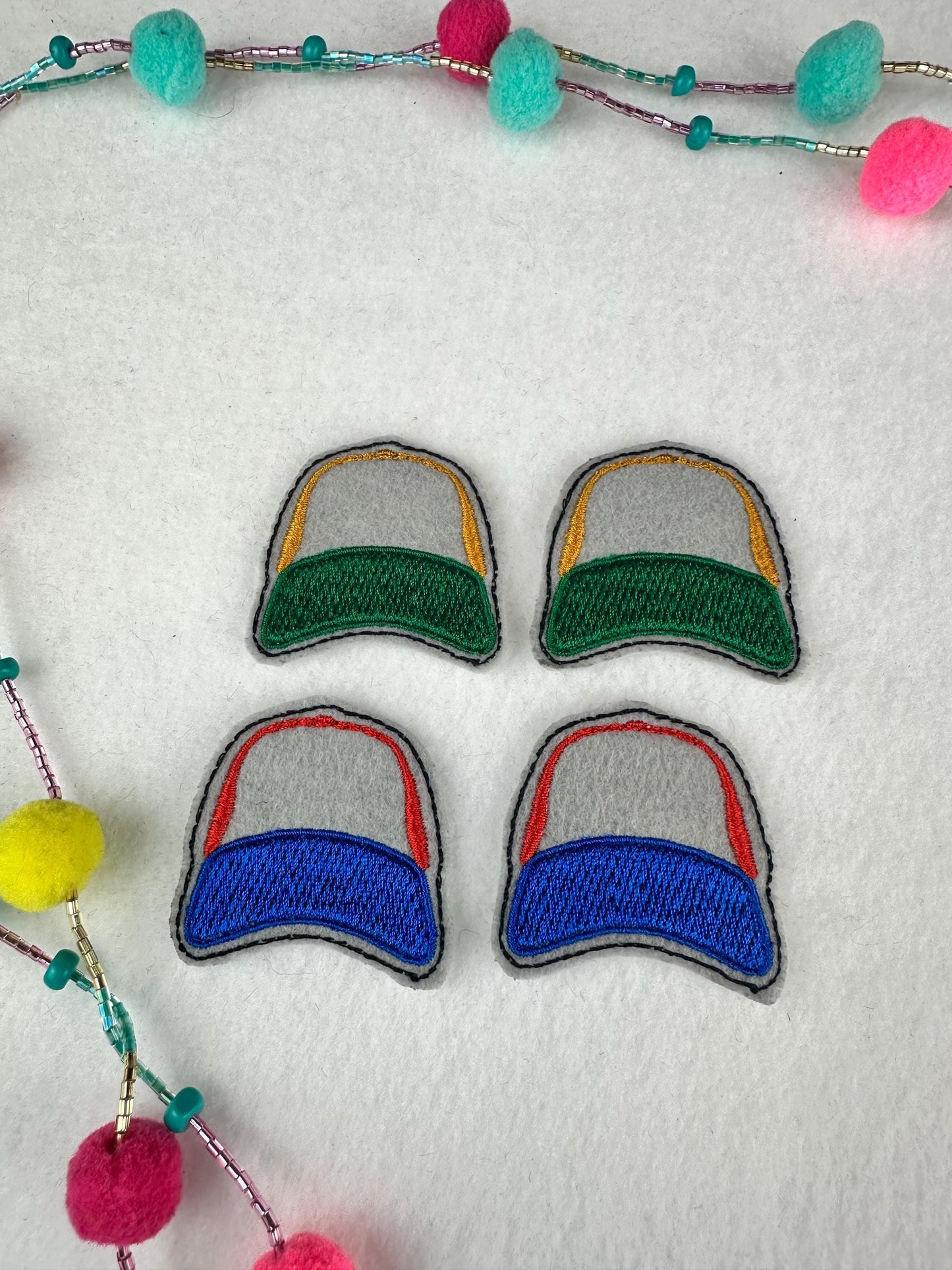 Trucker hat mini Embroidery | truck driver | long haul trucker patch