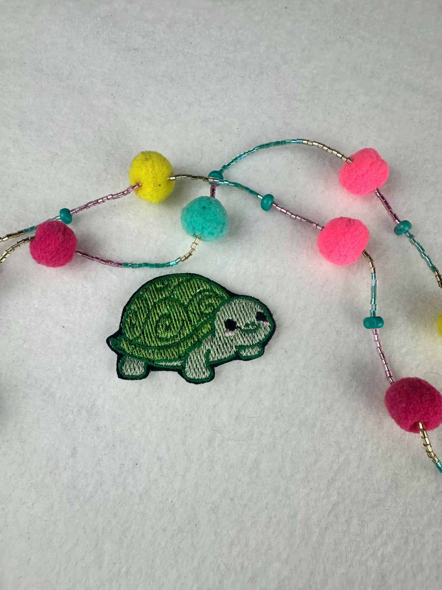 Turtle Mini Embroidery Patch, Tortoise Mini Patch, Croc Charm Patch, Cute Turtle Patch for Baby Blanket, Diaper Bag & Onesies