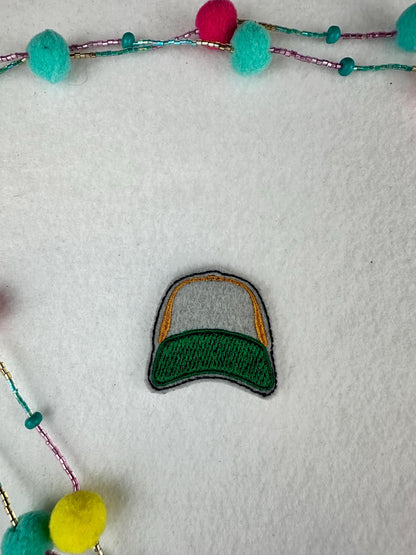 Trucker hat mini Embroidery | truck driver | long haul trucker patch