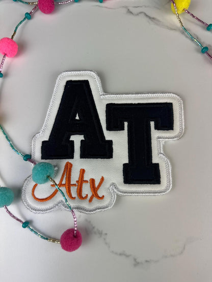 Embroidered Varsity Letter City Patch, St Louis, Atx, DC, NYC, US Army | Applique (Sew On Only)