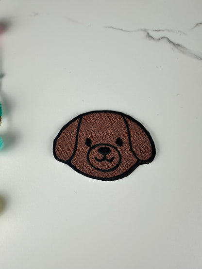 Mini Pet Embroidery Patch Bundle (Set of 6), Dog Cat Bunny Owl Paw Bone Patches, Small Patches, Sew On with Iron-On Adhesive for Placement