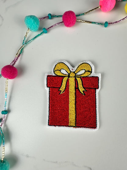 Birthday Embroidery Patch Bundle, Cake Gift Balloons Hat, Mini Sew On Patches (2 3/8" Max)