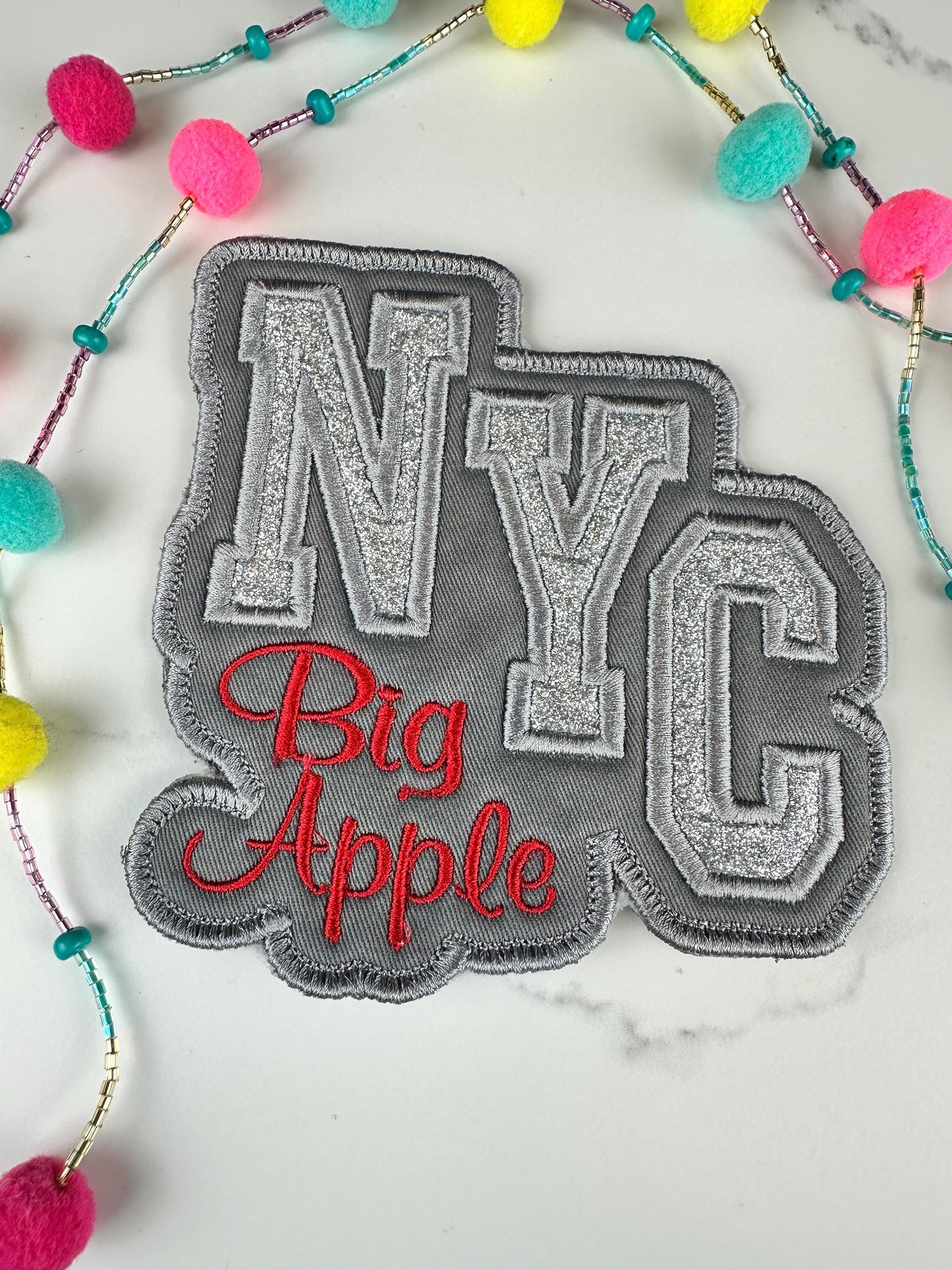 Embroidered Varsity Letter City Patch, St Louis, Atx, DC, NYC, US Army | Applique (Sew On Only)