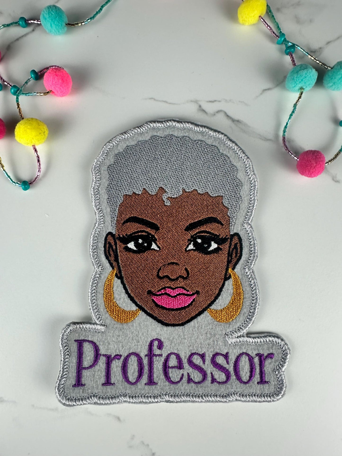 Afro Woman Bundle Patch (Set of 3), Black Woman Embroidery Patches, Sew On with Iron-On Adhesive for Placement